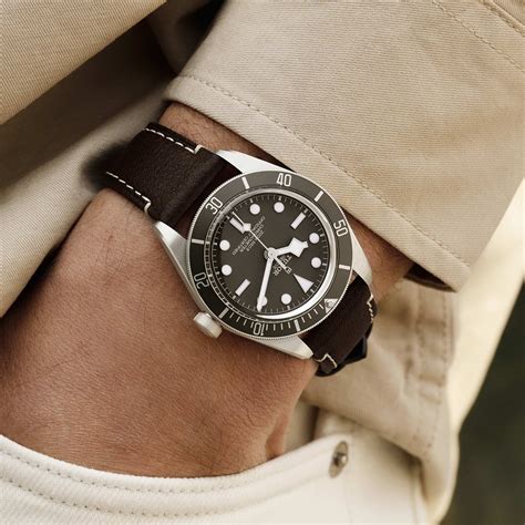 tudor black bay gmt leather strap|tudor black bay watch strap.